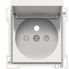 Afwerkset klapdeksel voor standaard stopcontact White