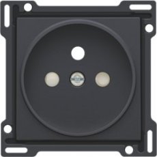 NIK122-66101 Afwerkset stopcontact inbouwdiepte 21mm Anthracite